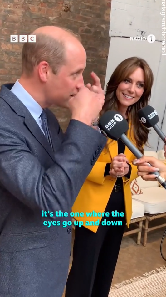 英國王室|威廉及凱特回答最愛的emoji是哪個。(互聯網)