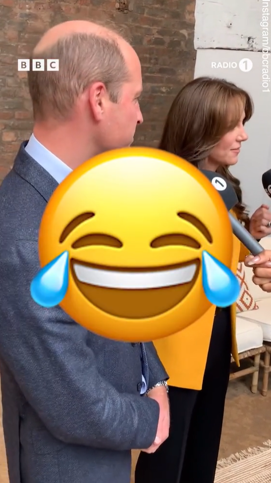 英國王室|威廉及凱特回答最愛的emoji是哪個。(互聯網)