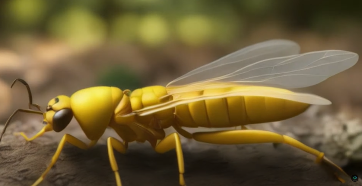 命名為「Capitojoppa amazonica」的新品種黃蜂的電腦繪圖。(互聯網)