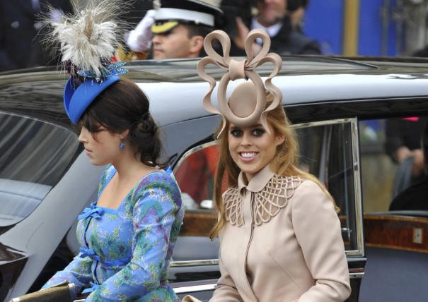 英國王室|碧翠絲公主的「餅乾帽」曾是國際笑話。(路透社)