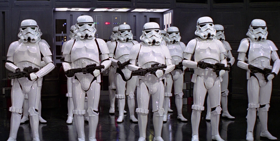 《星戰》中的白兵。(互聯網)