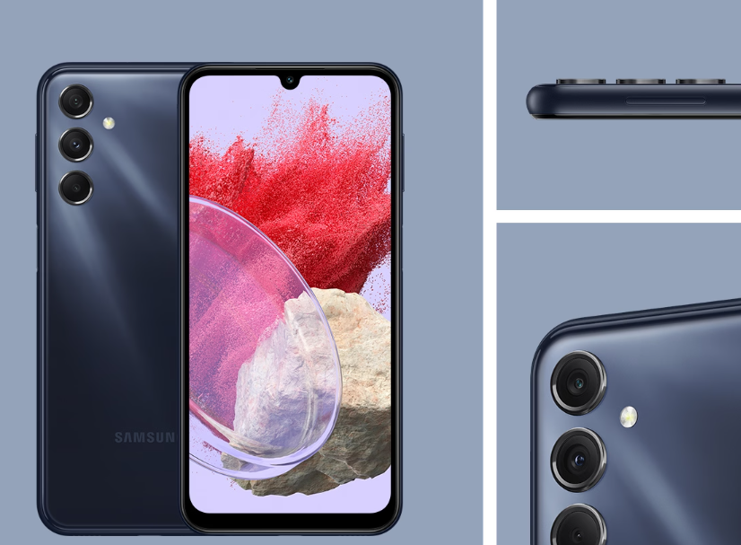 Samsung Galaxy M34 5G設 3.5mm 耳機端子、Micro SD 擴充(Samsung官網)