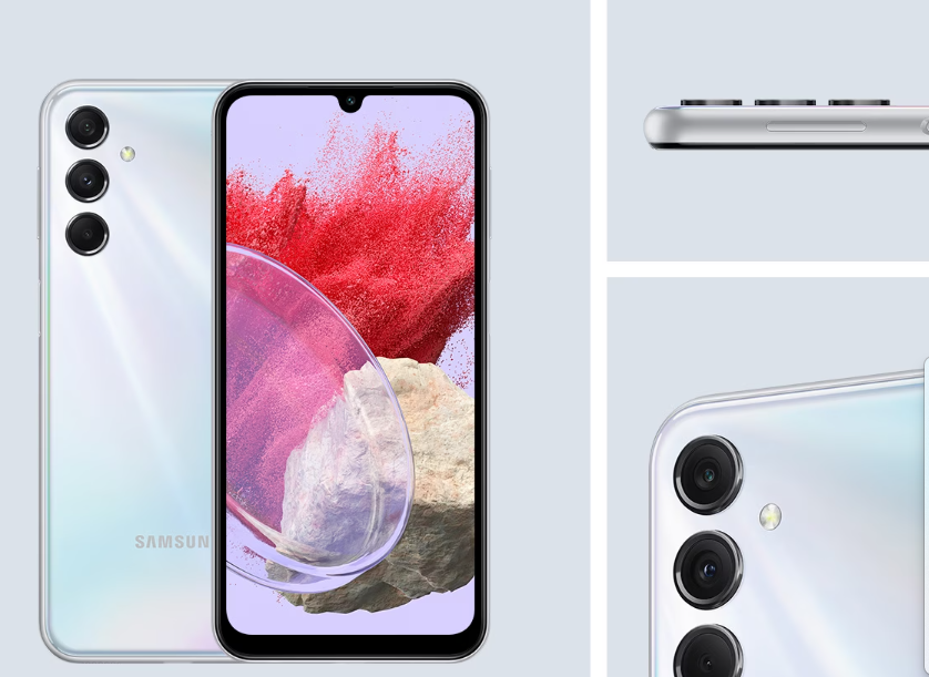 Samsung Galaxy M34 5G設 3.5mm 耳機端子、Micro SD 擴充(Samsung官網)