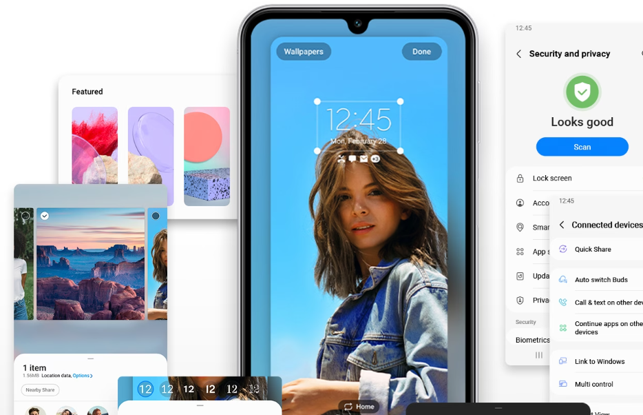 Samsung Galaxy M34 5G配備 6.5 吋 FHD+ 解像度 120Hz 更新率 Super AMOLED 水滴屏(Samsung官網)