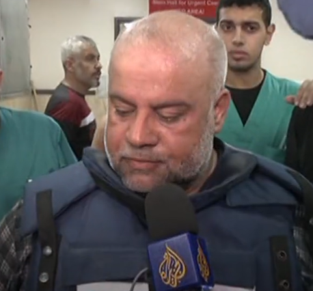 半島電視台加沙社長痛哭認屍