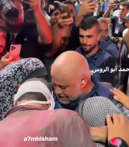 半島電視台加沙社長痛哭認屍