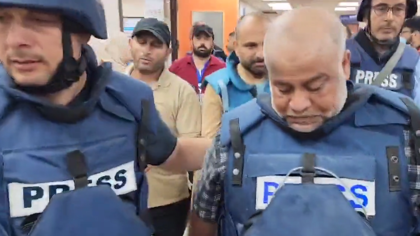 半島電視台加沙社長痛哭認屍