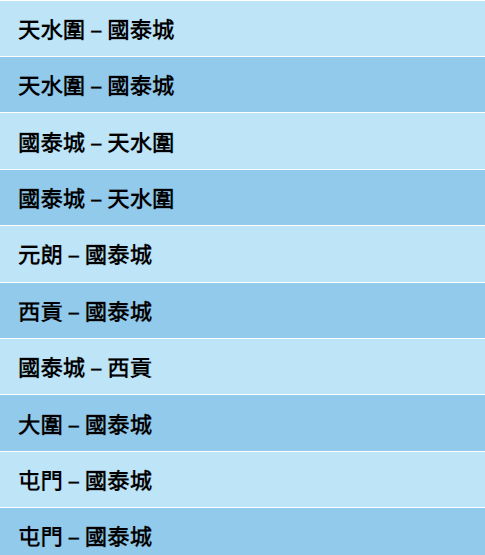 公共交通費用補貼計劃涵蓋的公共交通服務如巴士、港鐵等