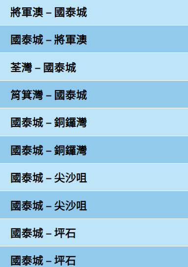 公共交通費用補貼計劃涵蓋的公共交通服務如巴士、港鐵等