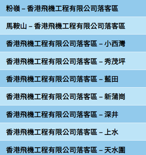 公共交通費用補貼計劃涵蓋的公共交通服務如巴士、港鐵等