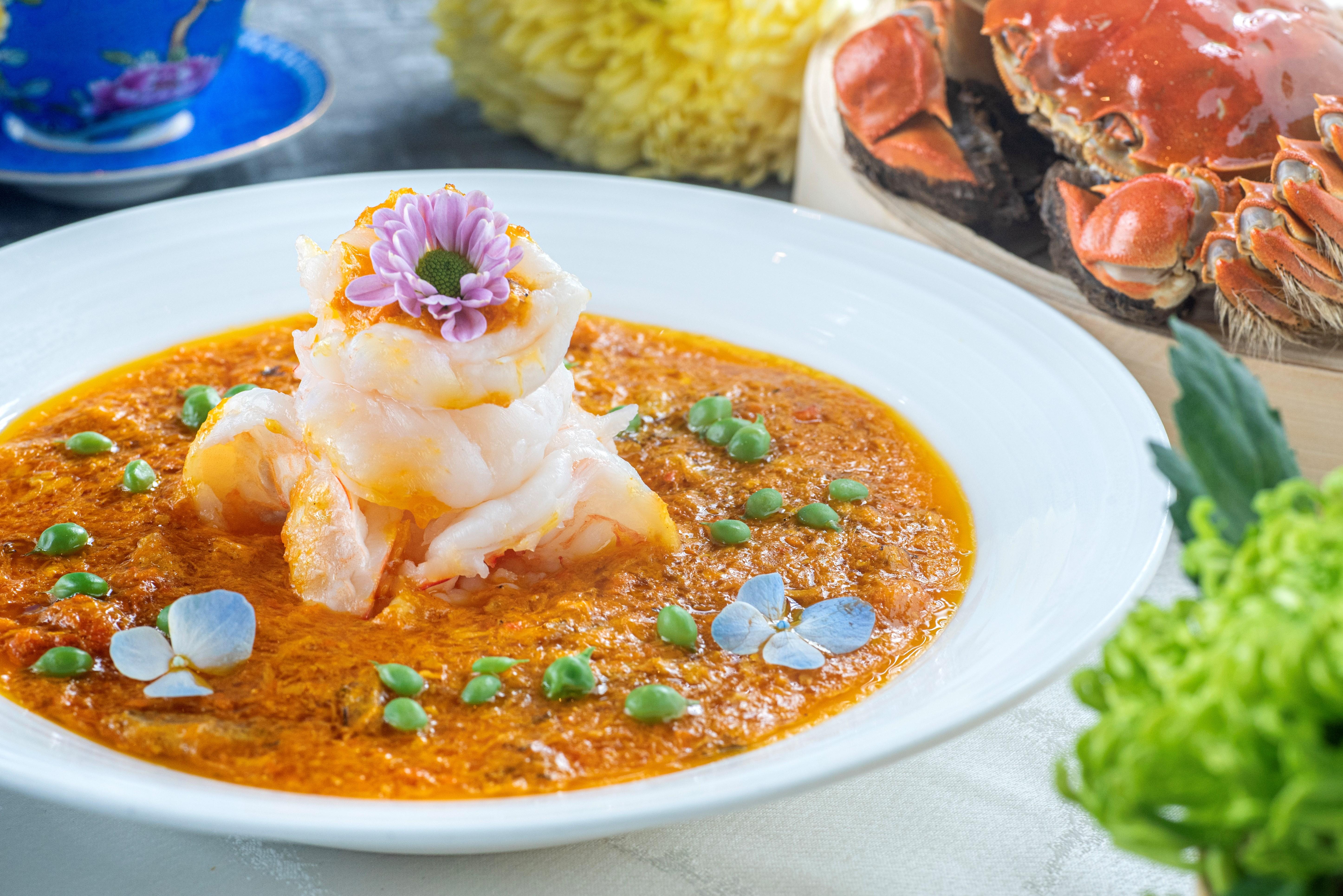 西施白玉球蟹粉皇