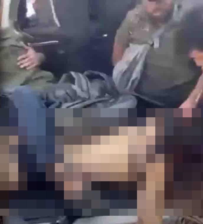 音樂節遇襲的畫面中,Shani Louk在哈馬斯卡車的後座上,看起來似乎已經失去知覺。(X)