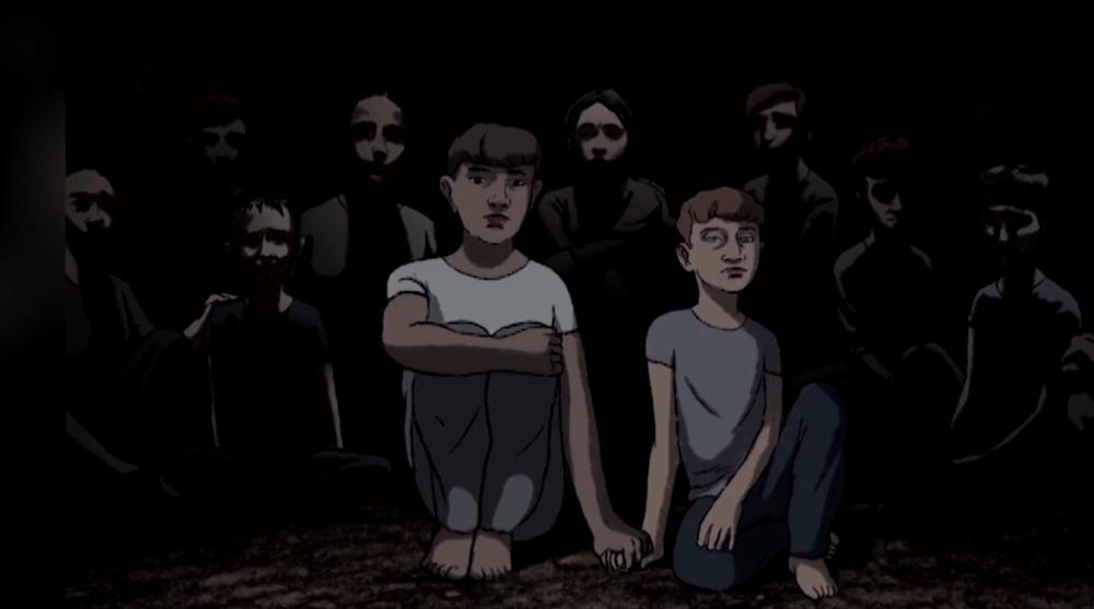 動畫將哈馬斯突襲以及其2名兒子被擄過程還原。(X)