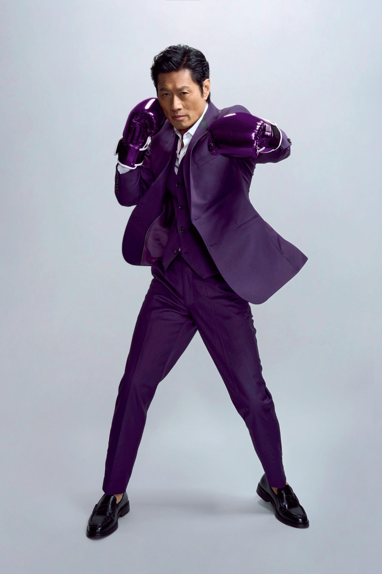 黃德斌再獲邀疫苗任代言人,為拍廣告定點加操。