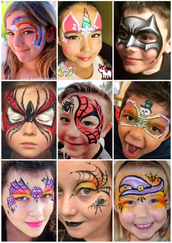 小惡魔齊變身--面部彩繪