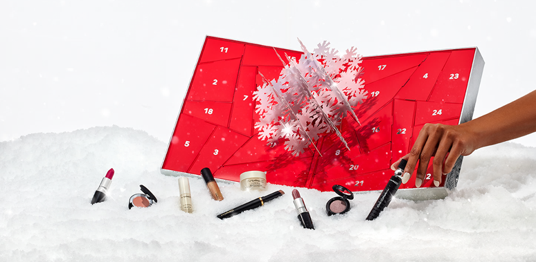 聖誕倒數月曆2023|M‧A‧C 冰雪璀璨節日限定倒數月曆 $2,200