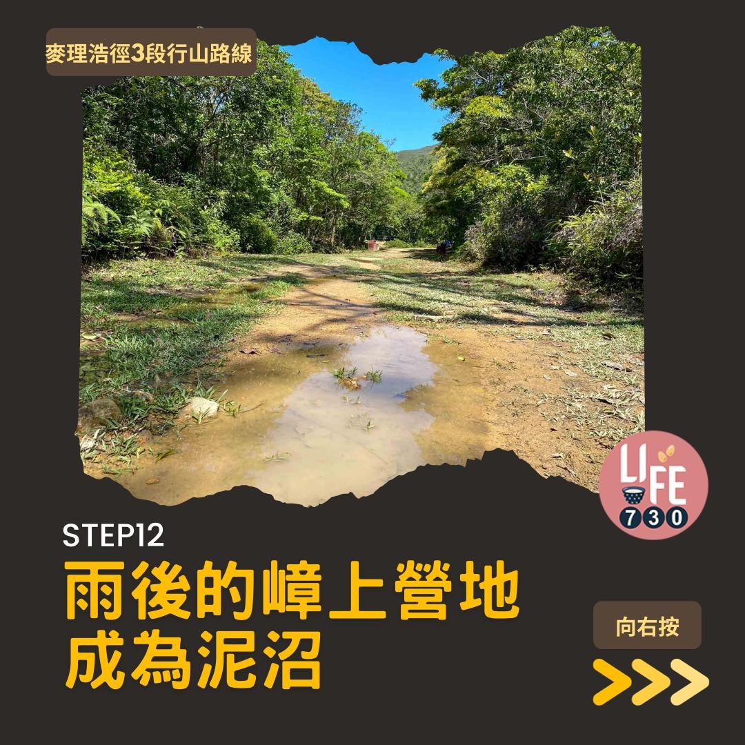 麥理浩徑3段行山路線(am730製圖)