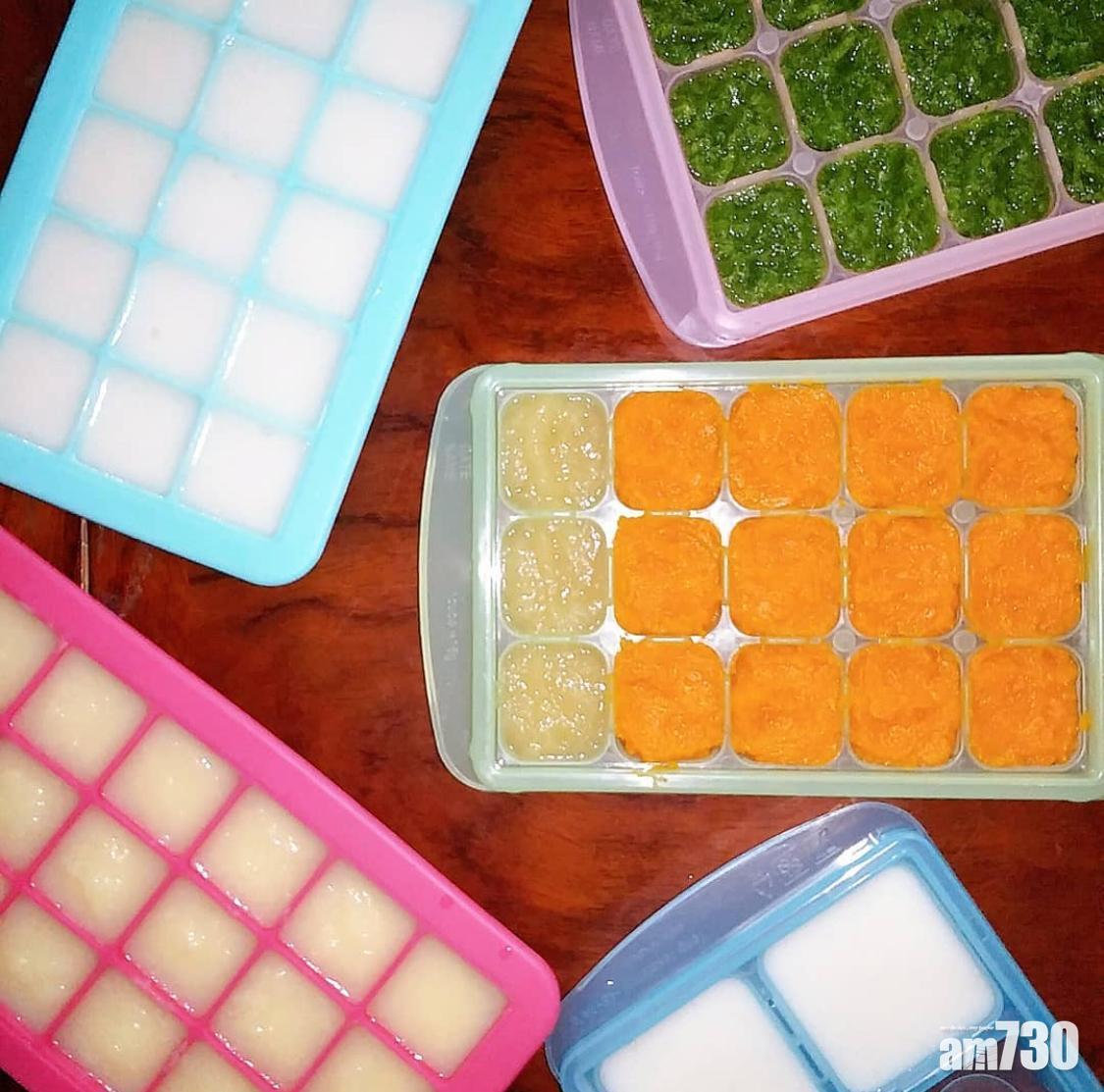 湯麵湯底食譜|把煮好的湯底倒進製冰格冷藏,便能製成方便使用的湯粒。(instagram@hanhan219)