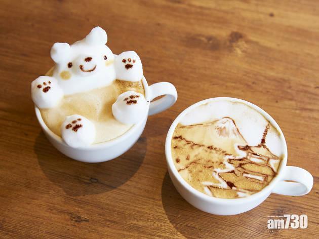 Cappuccino( 泡沫咖啡)近年甚至會有特色拉花。