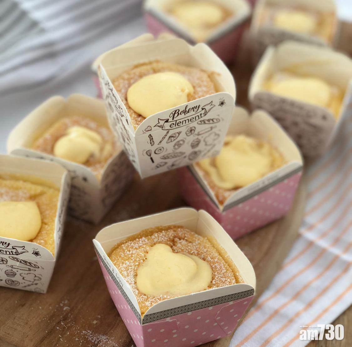 野餐食譜|北海道戚風蛋糕加上濃厚的吉士醬,每一口都有入口即溶的感覺。(instagram@pohutukawa_tree)