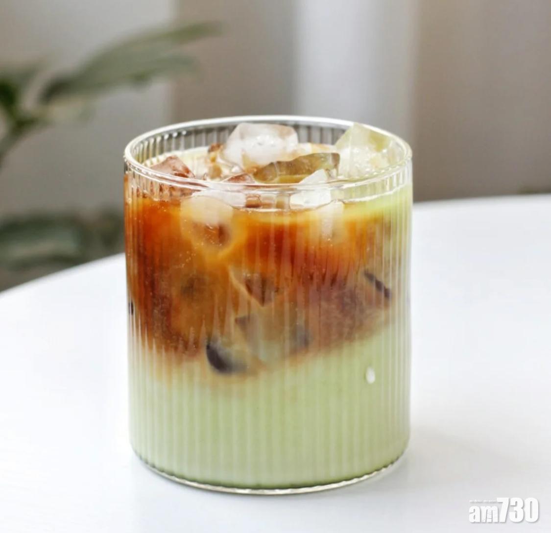 咖啡食譜|抹茶燕麥奶咖啡是不錯的配搭。