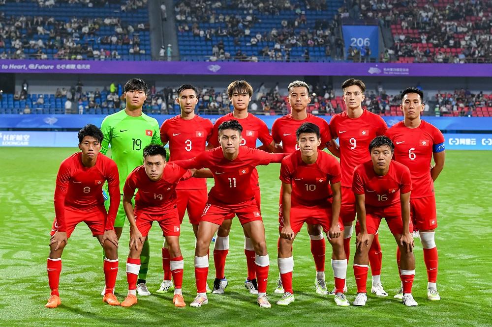 香港亞運足球代表隊歷史性打入四強。(資料圖片/港協暨奧委會圖片)