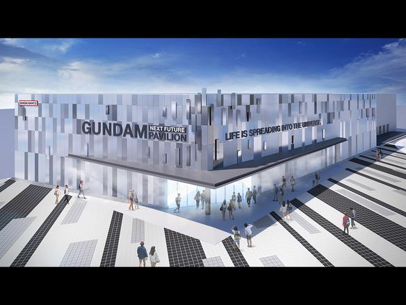 大阪萬博的高達展館。(網上圖片)