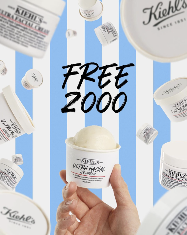 Kiehl’s聯乘甜筒輝快閃大派免費雪糕