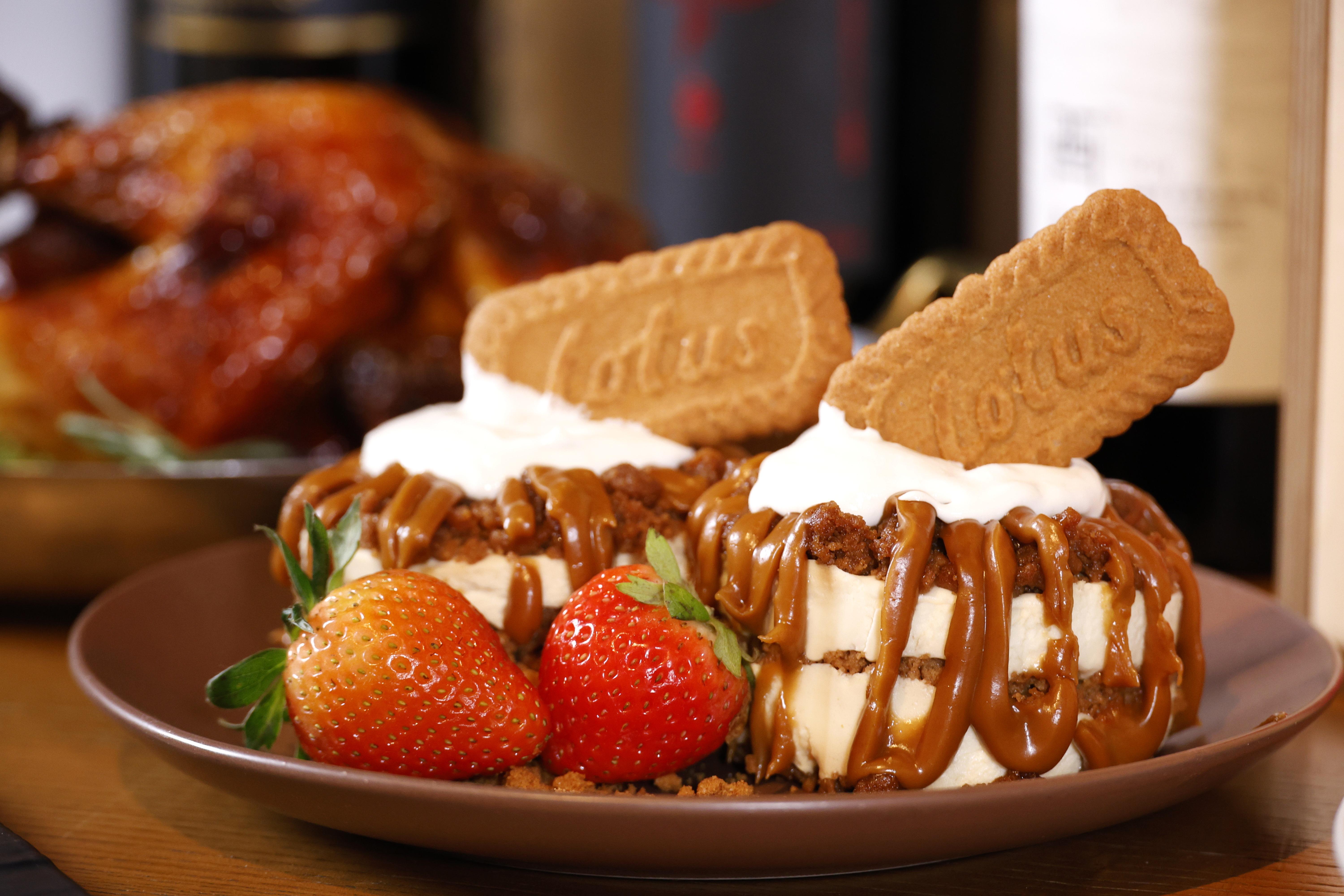 焦糖脆餅芝士蛋糕 (林俊源攝)