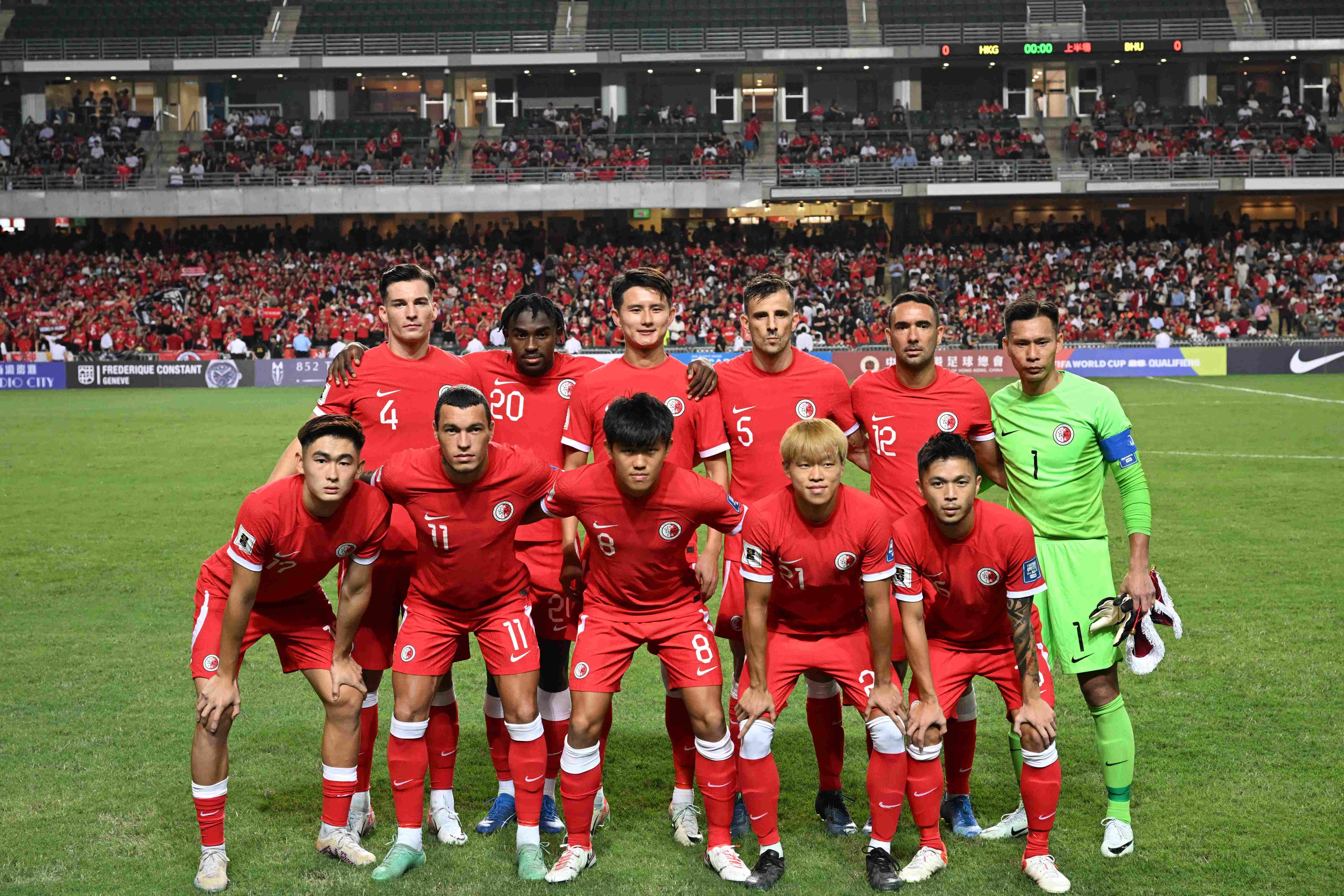 香港大球場 2026年世界盃暨2027年亞洲盃外圍賽中國香港對不丹