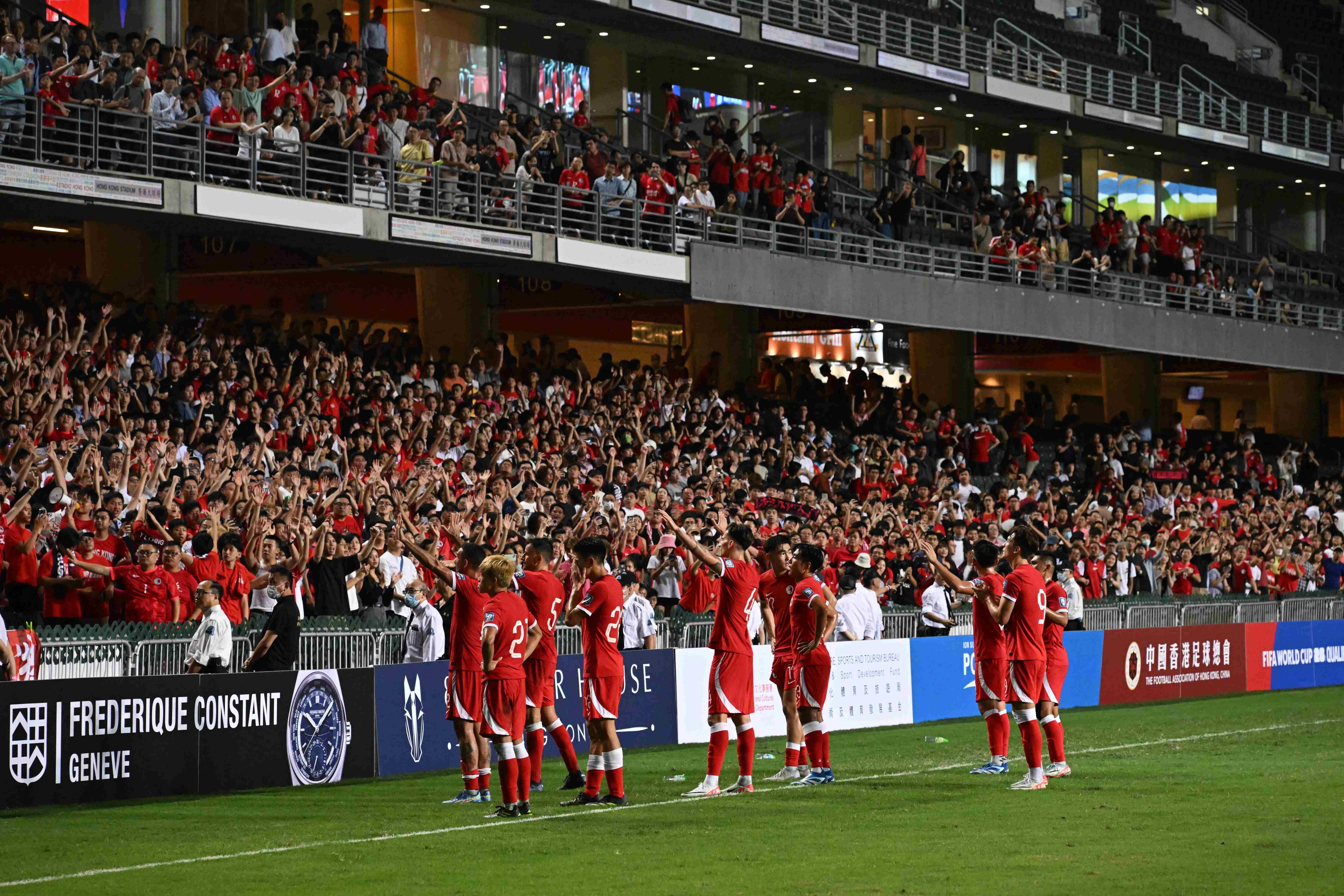 香港大球場 2026年世界盃暨2027年亞洲盃外圍賽中國香港對不丹
