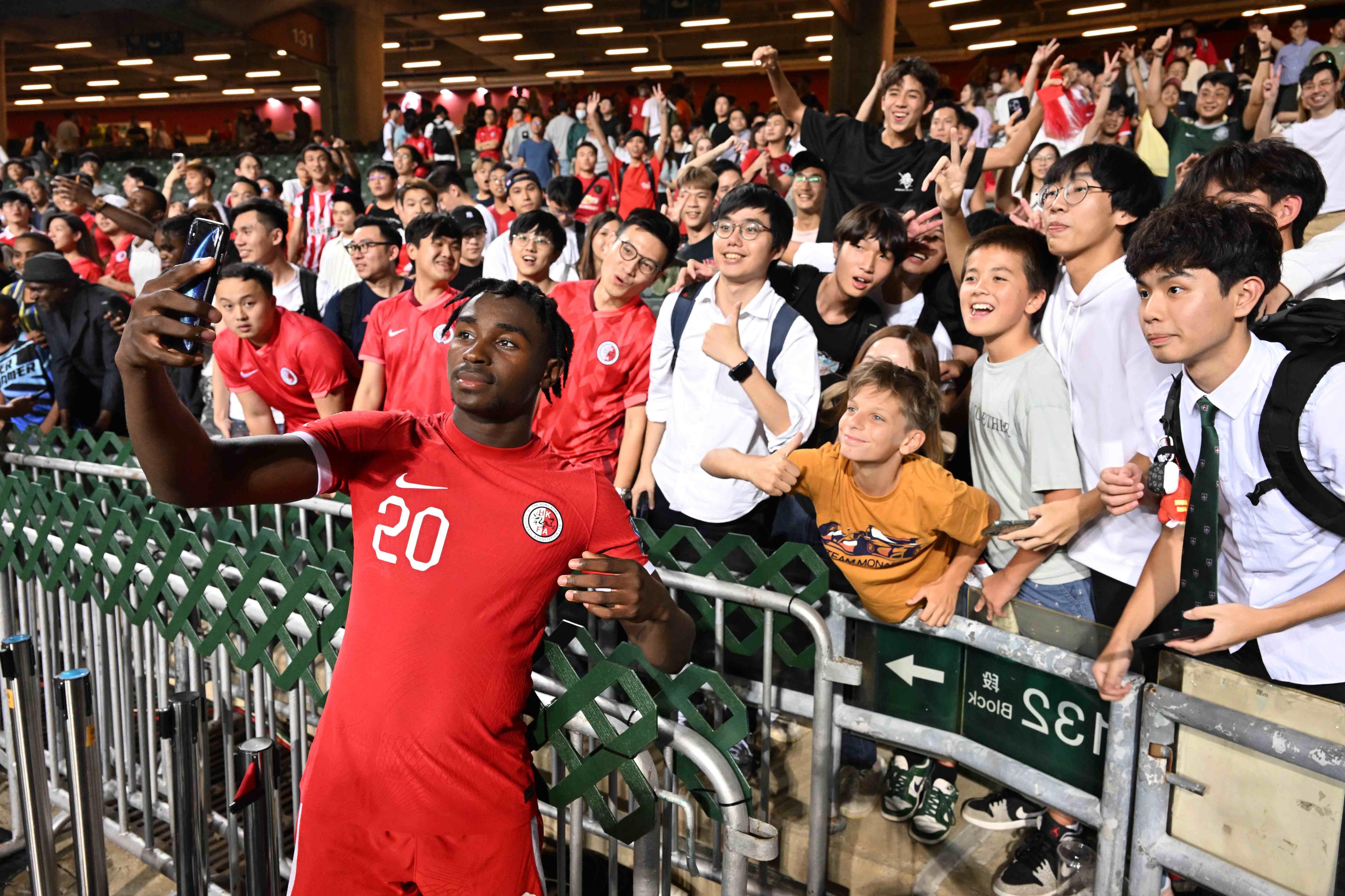 香港大球場 2026年世界盃暨2027年亞洲盃外圍賽中國香港對不丹