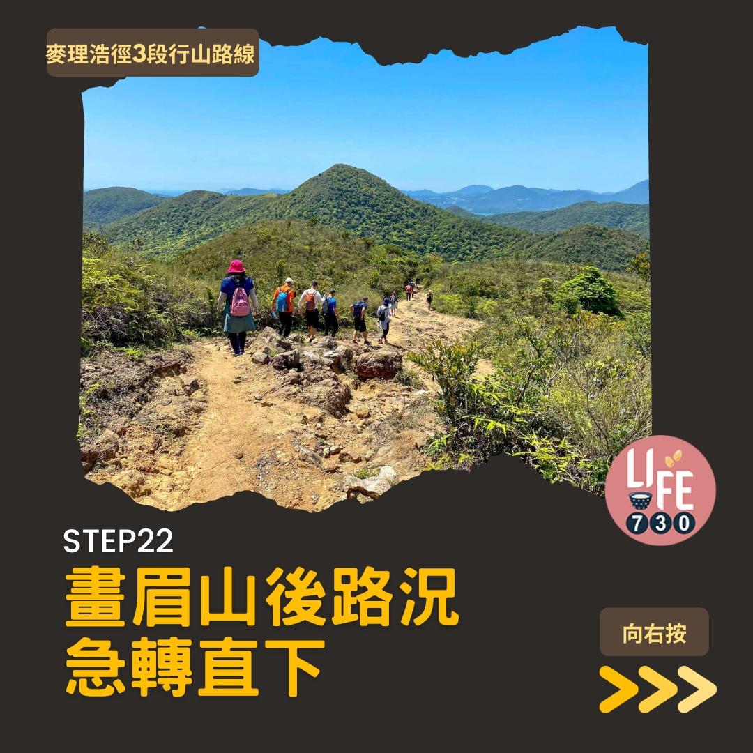 麥理浩徑3段行山路線(am730製圖)