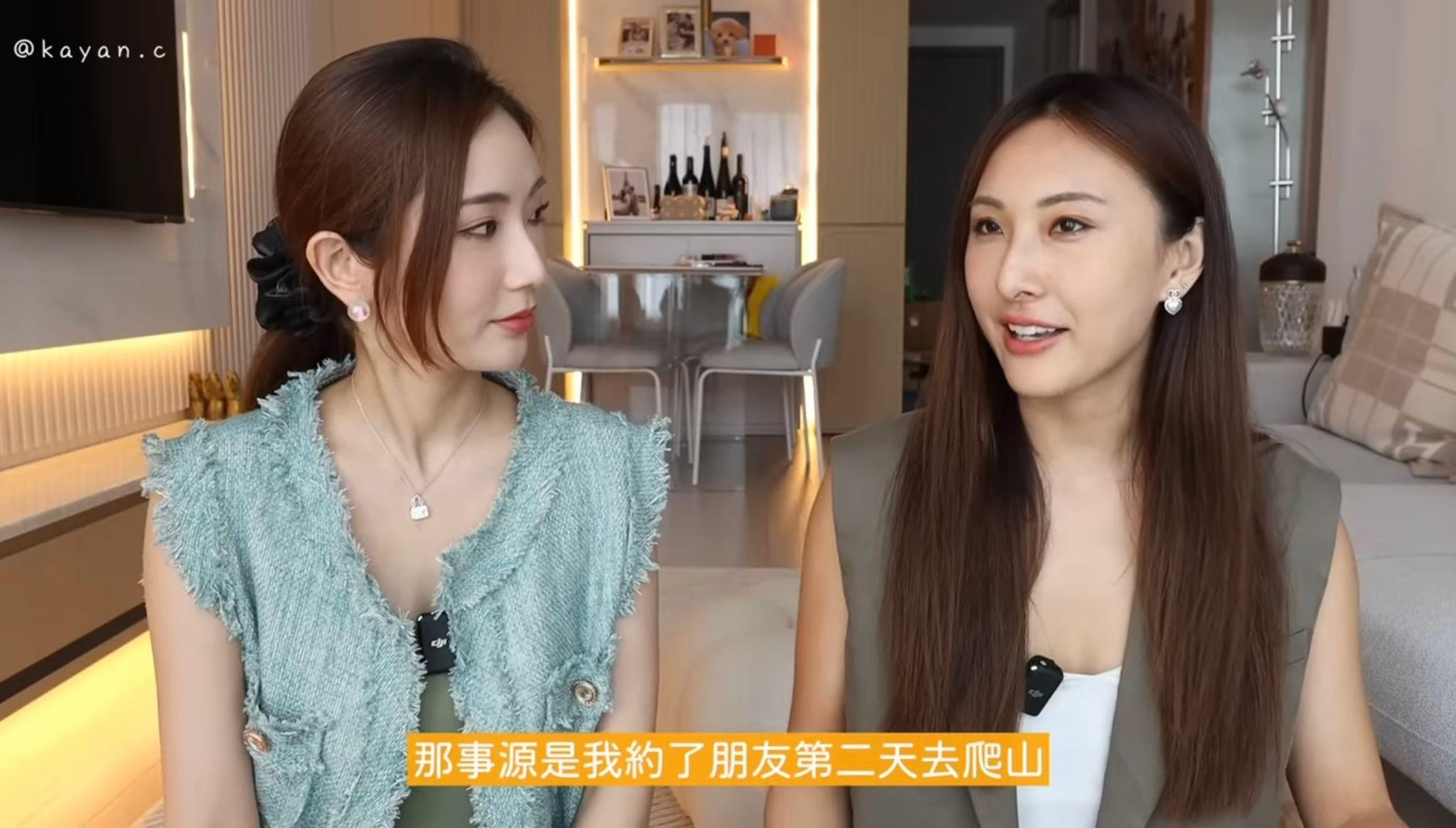 陳約臨指2年前在中環曾被偷拍,在影片重提經過。(影片截圖)