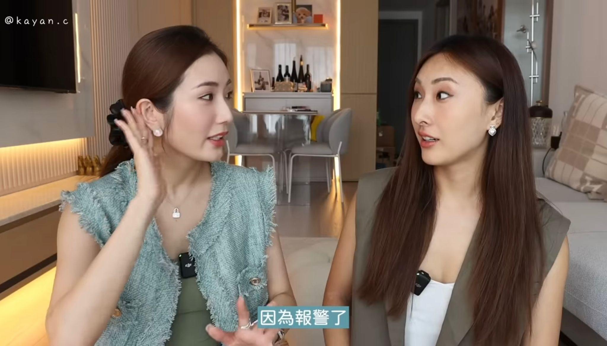 陳約臨指2年前在中環曾被偷拍,立即報警。(影片截圖)