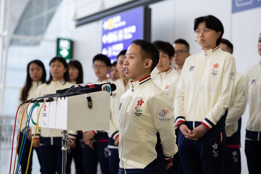 羽毛球代表朱文佳將是開幕禮持旗手之一。(中國香港殘疾人奧委會圖片)