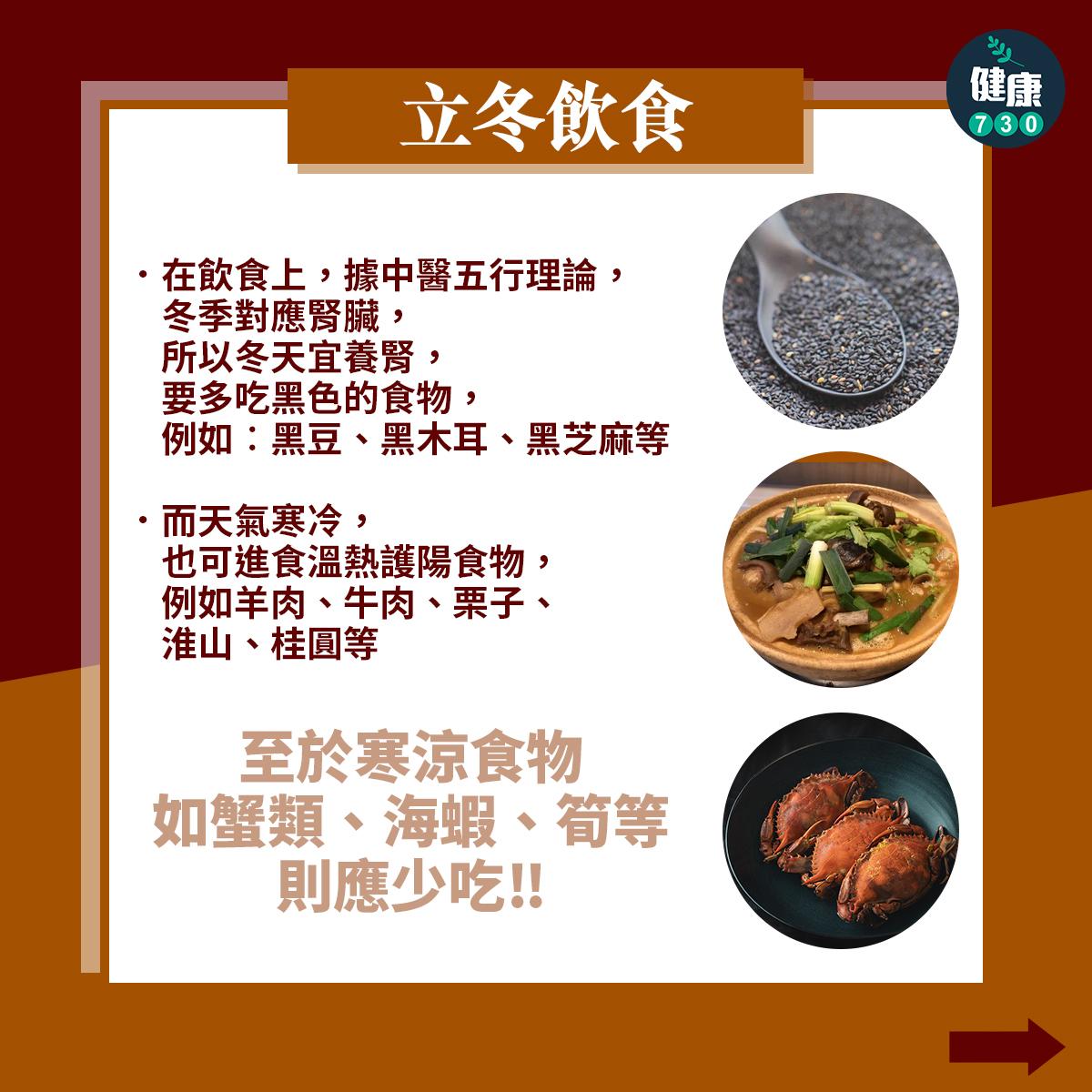 廿四節氣|立冬習俗、吃甚麼及建議事項(am730製圖)