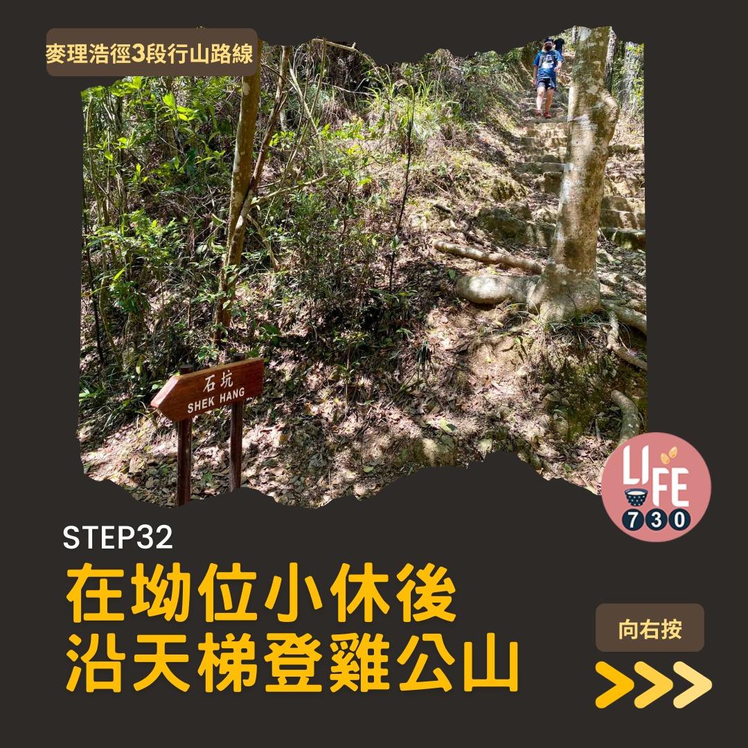 麥理浩徑3段行山路線(am730製圖)