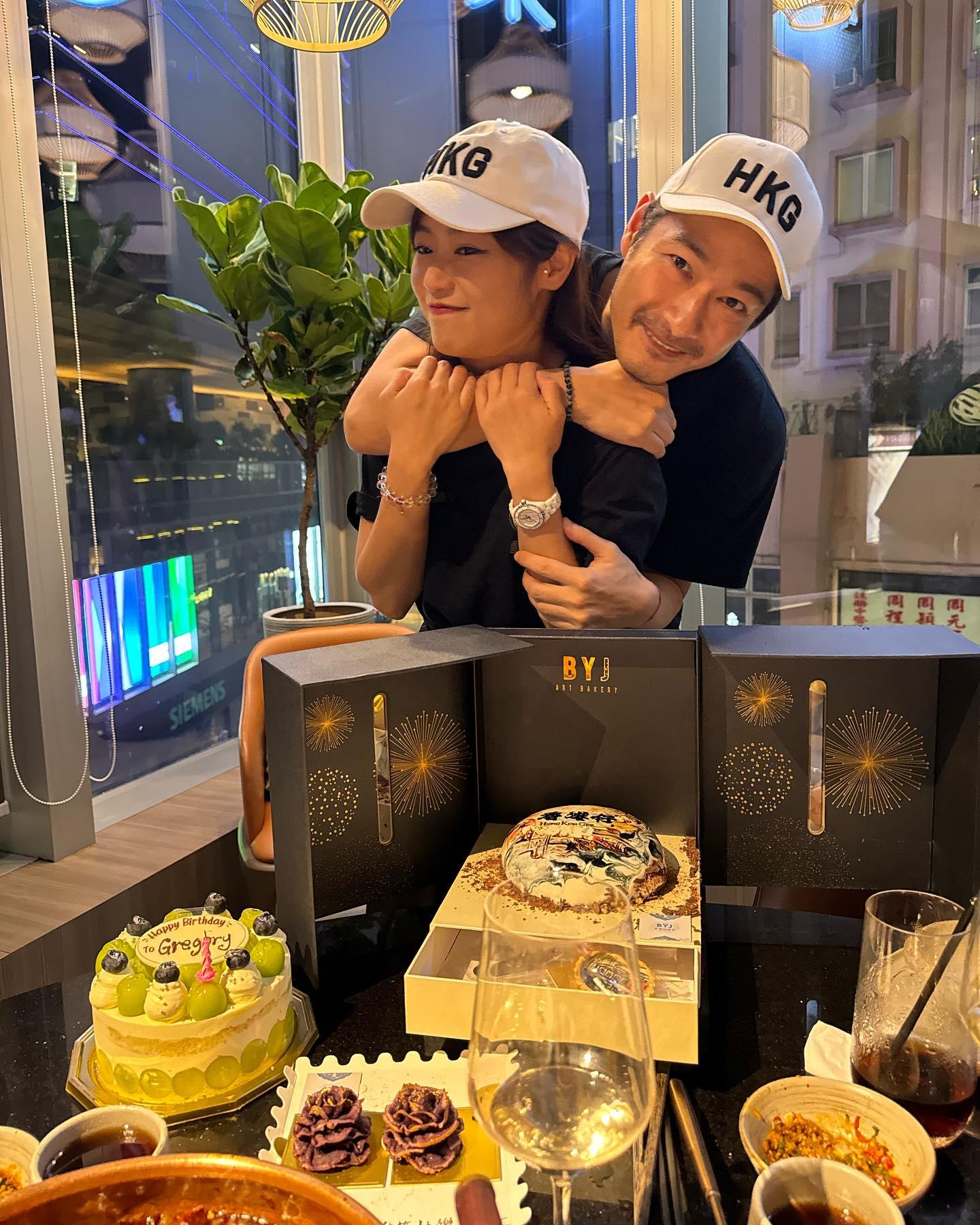 45歲生日的王宗堯在社交平台po與女友的會照,sweet到爆。