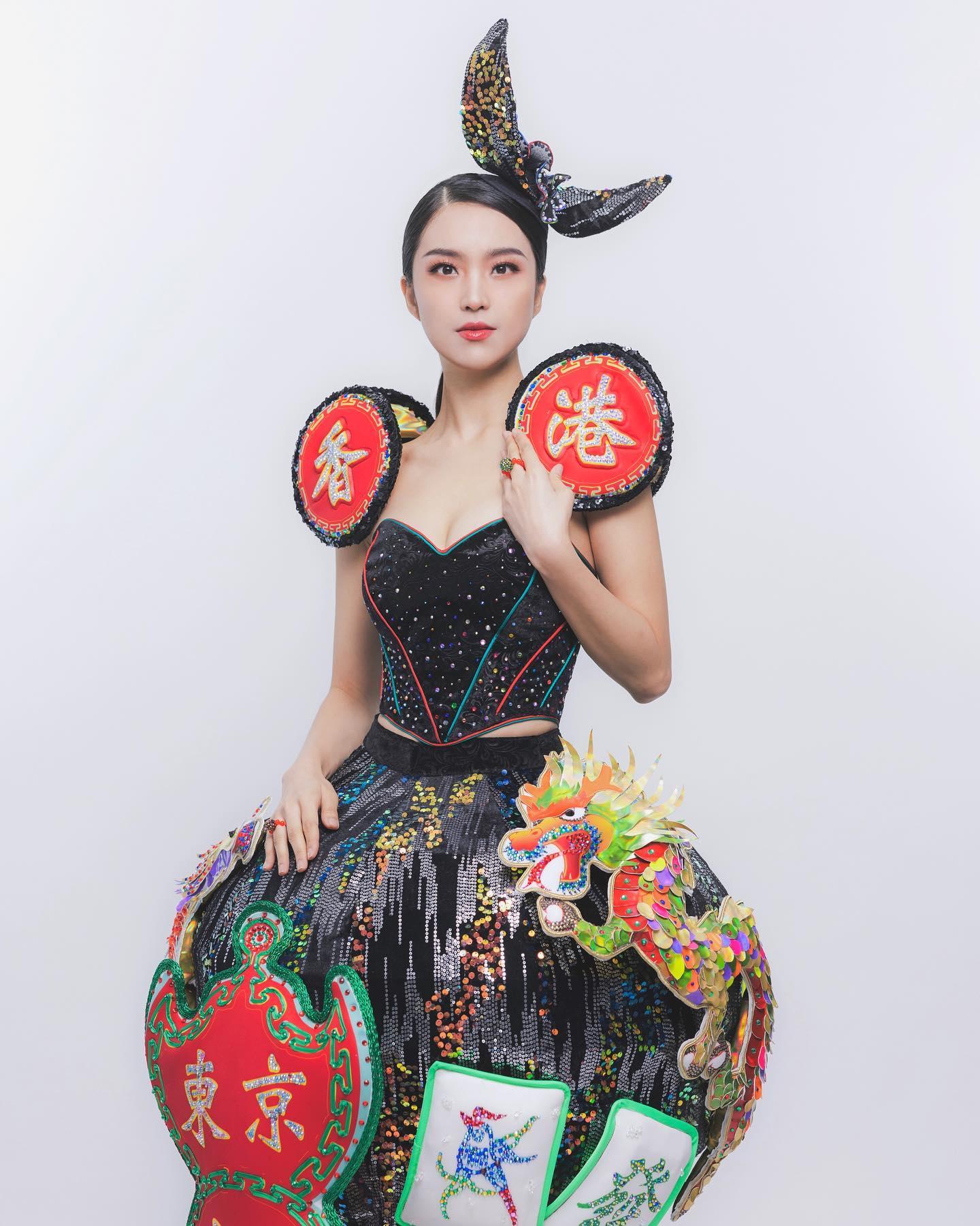 Verna梁庭欣獲網民讚,能夠令外國人留下印象。