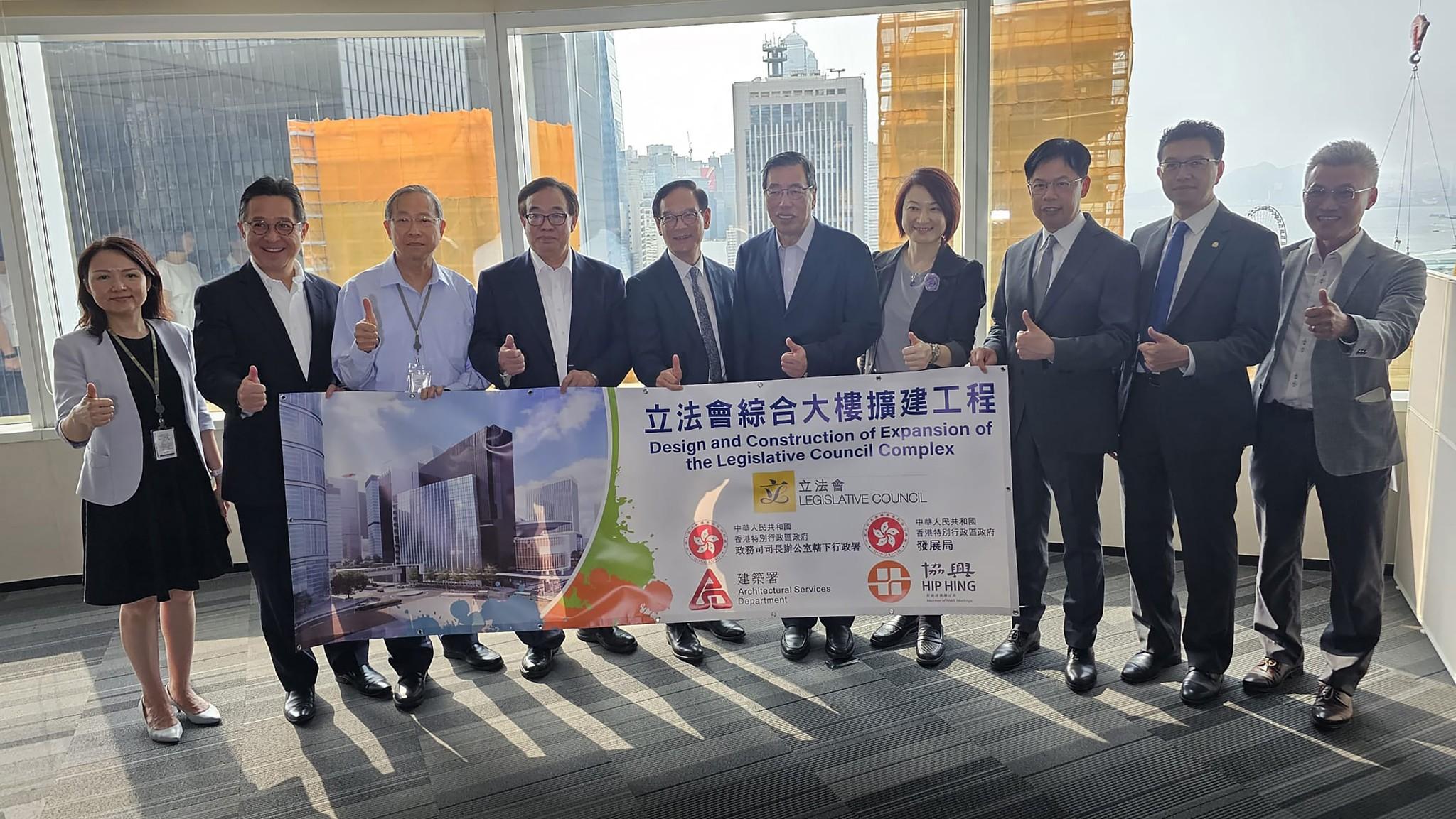 梁君彥:目標今年底前裝嵌新建議員樓層辦公室 令所有議員早日「同一屋簷下」