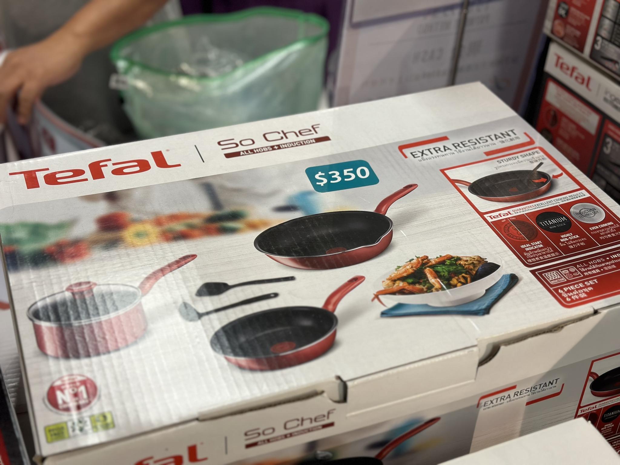 銅鑼灣開倉,Tefal 廚具正價至少7折(時代廣場展銷集FB)