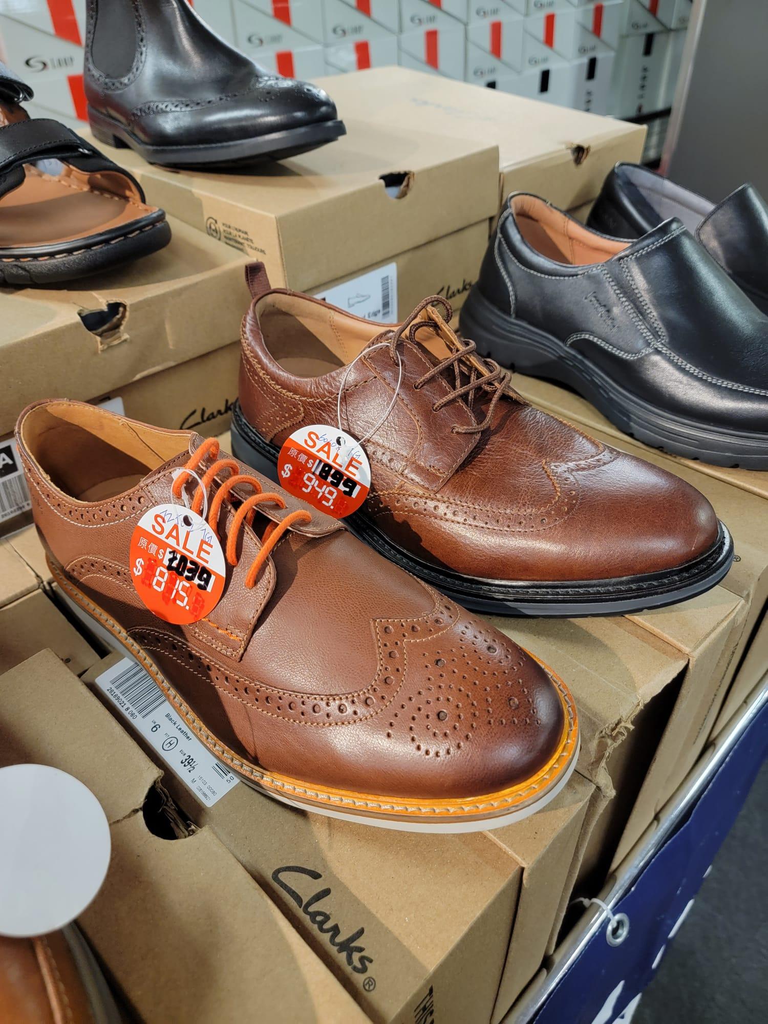 銅鑼灣開倉,Clarks皮鞋減價(時代廣場展銷集FB)