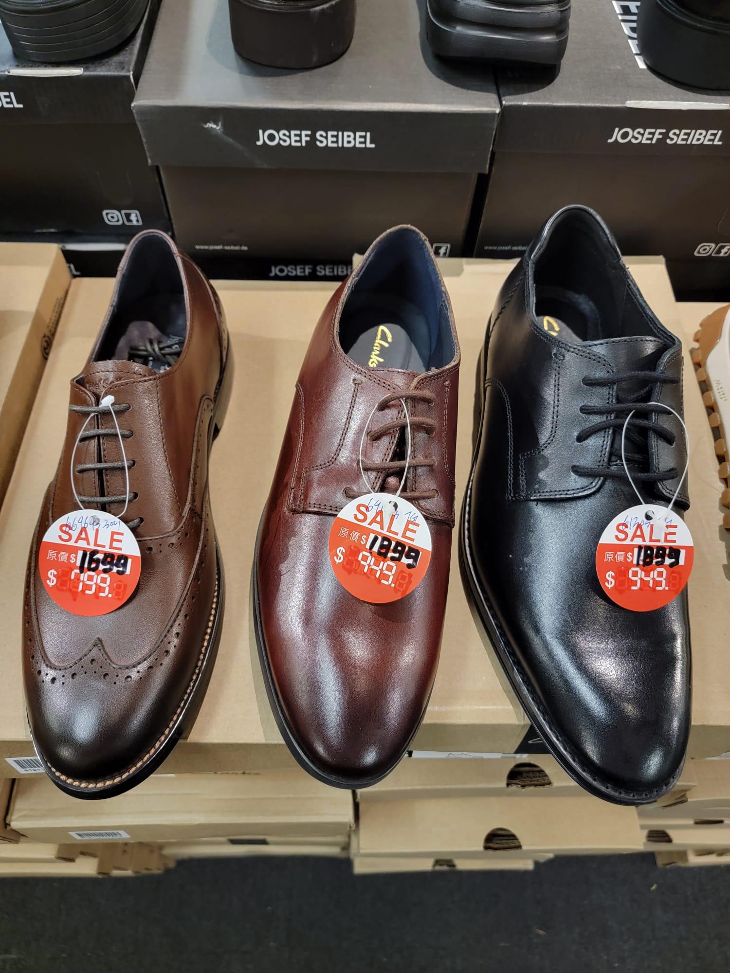 銅鑼灣開倉,Clarks皮鞋減價(時代廣場展銷集FB)
