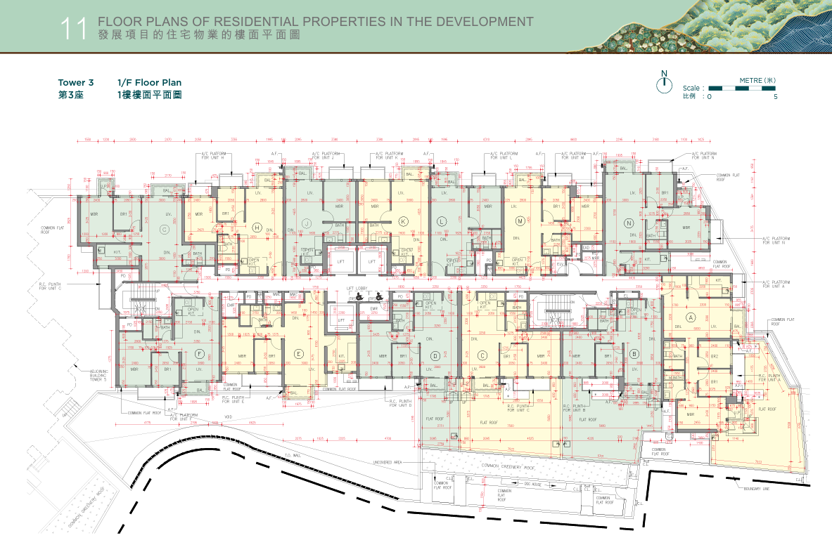 凱和山|第3塵1樓樓面平面圖