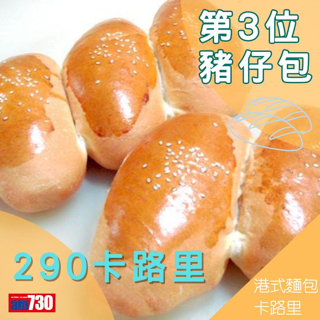 港式麵包卡路里(am730製圖)