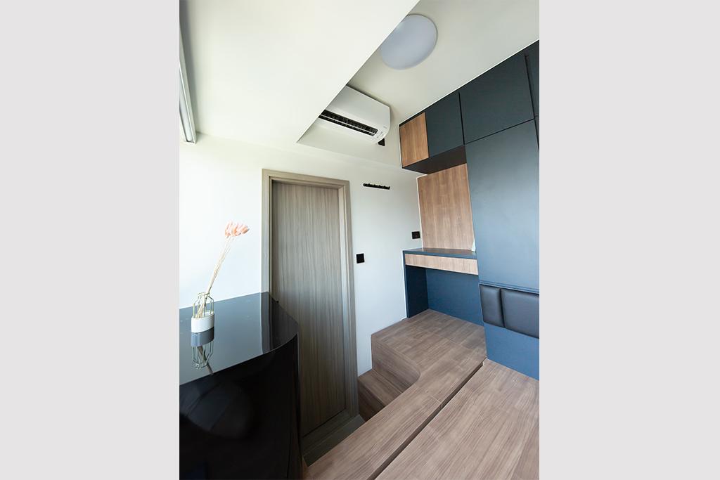 睡房造了地台床