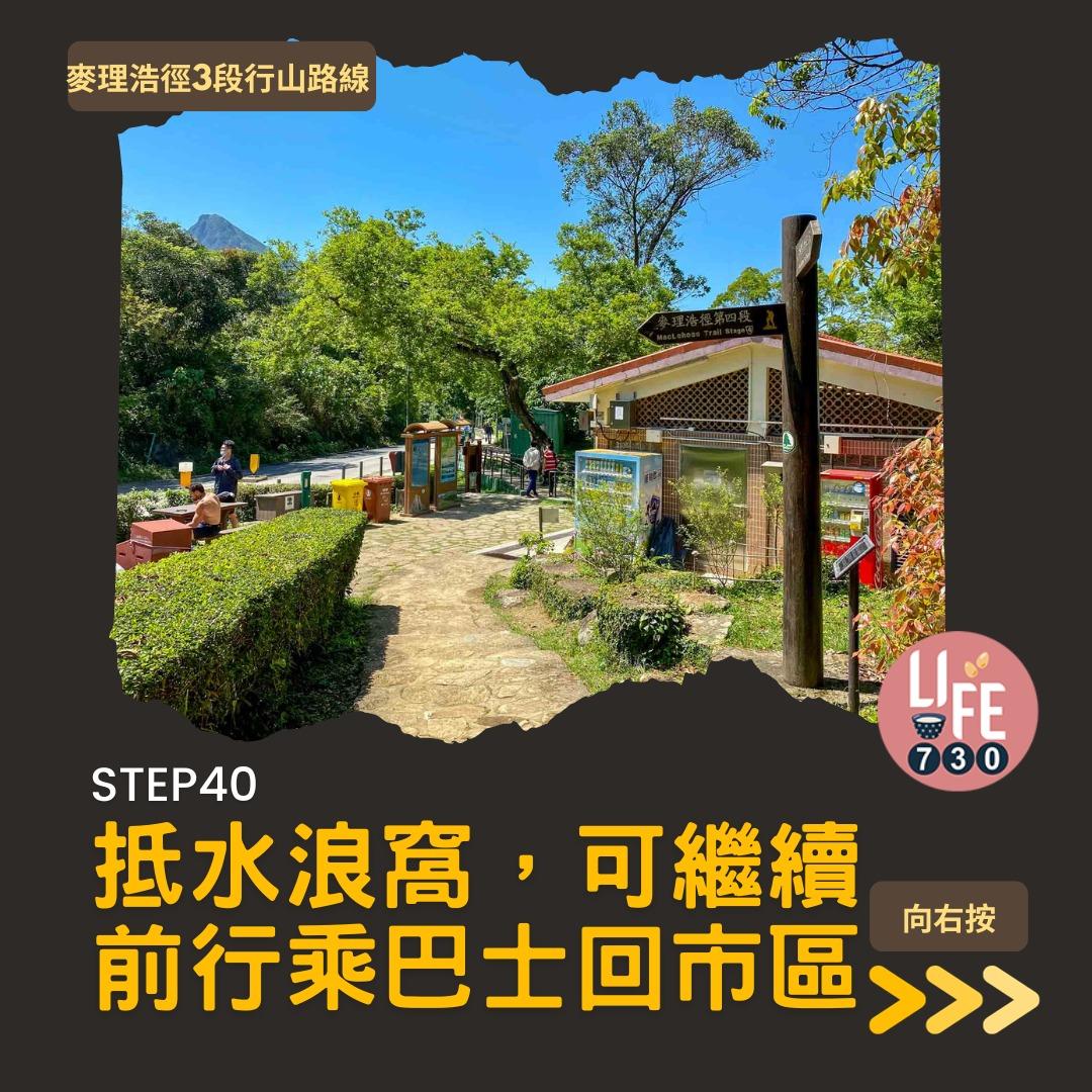 麥理浩徑3段行山路線(am730製圖)