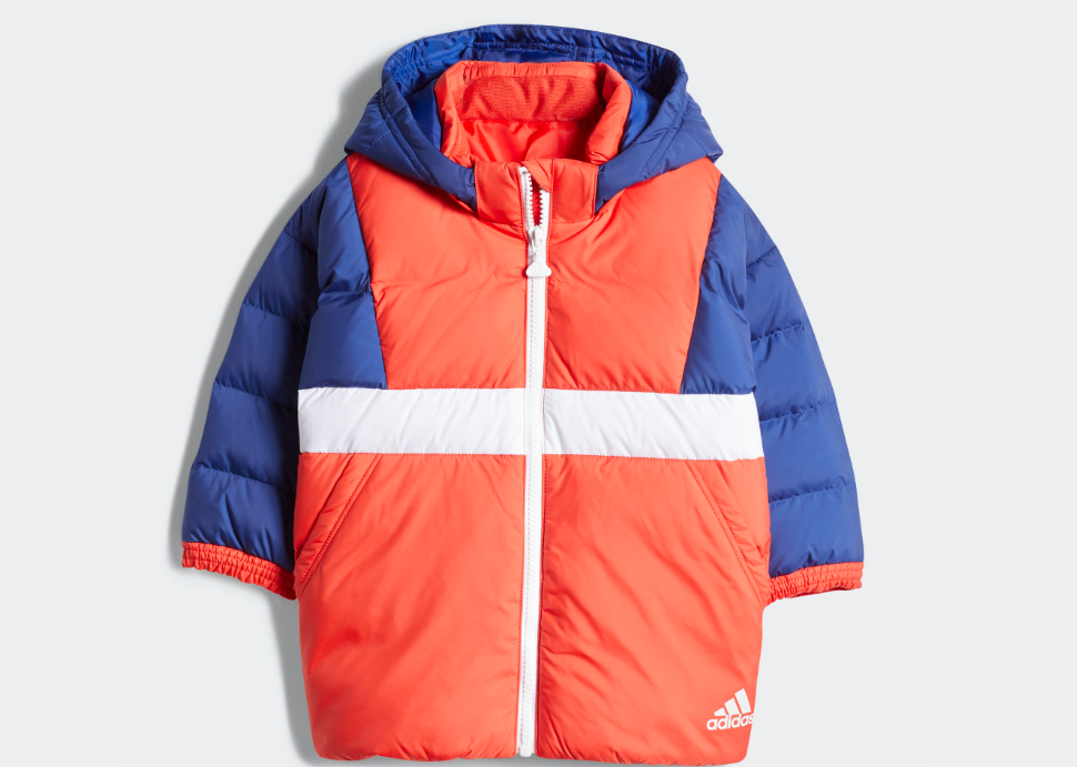 色塊設計羽絨褸|原價:HK$799 特價:HK$559 最高額外折扣後:HK$251