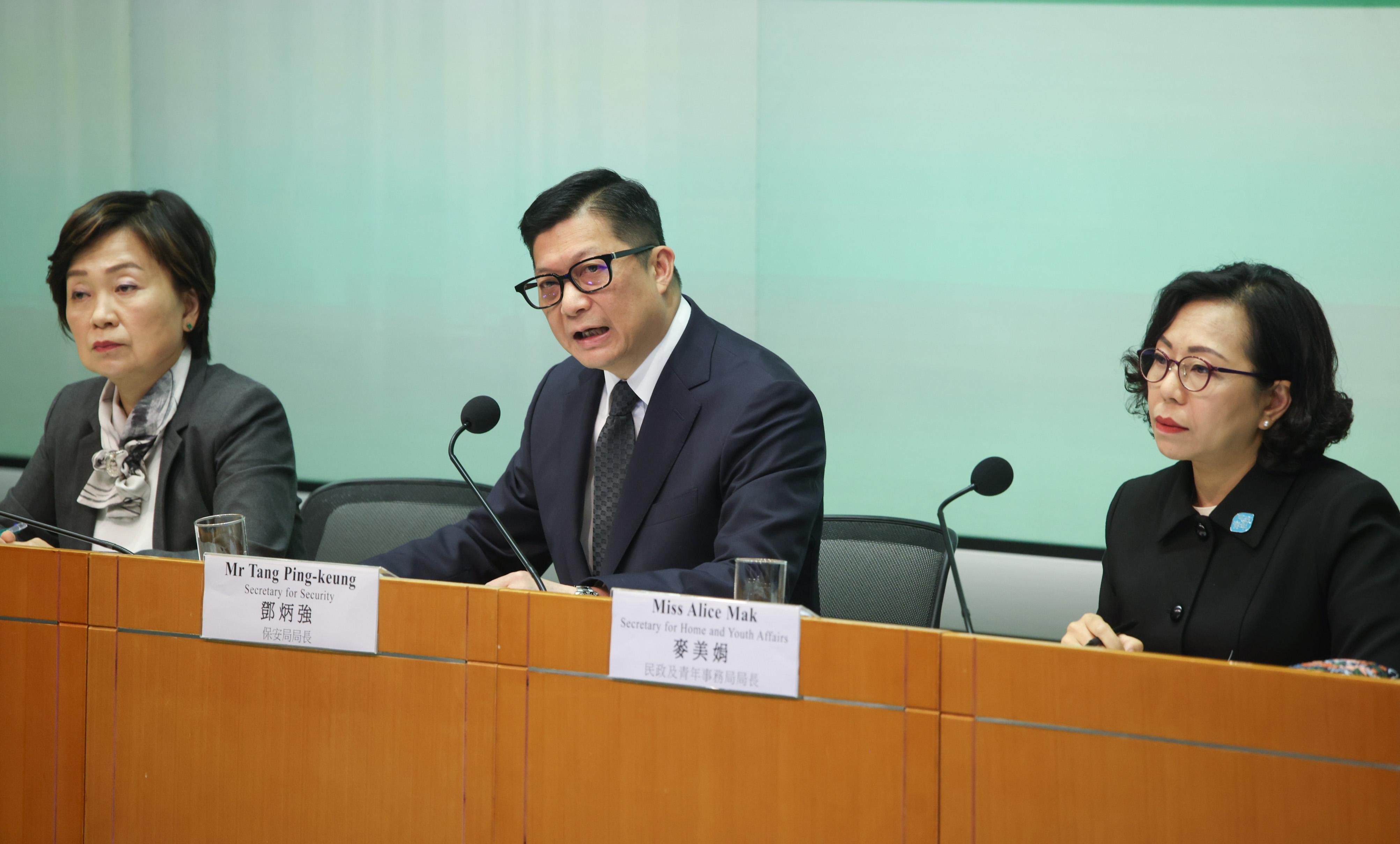 施政報告2023|鄧炳強不同意無涵蓋修補社會撕裂 強調重視青年工作